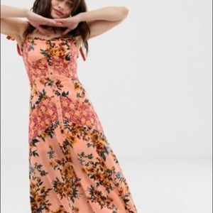 Free People Lover Boy Floral Maxi Dress Size 4